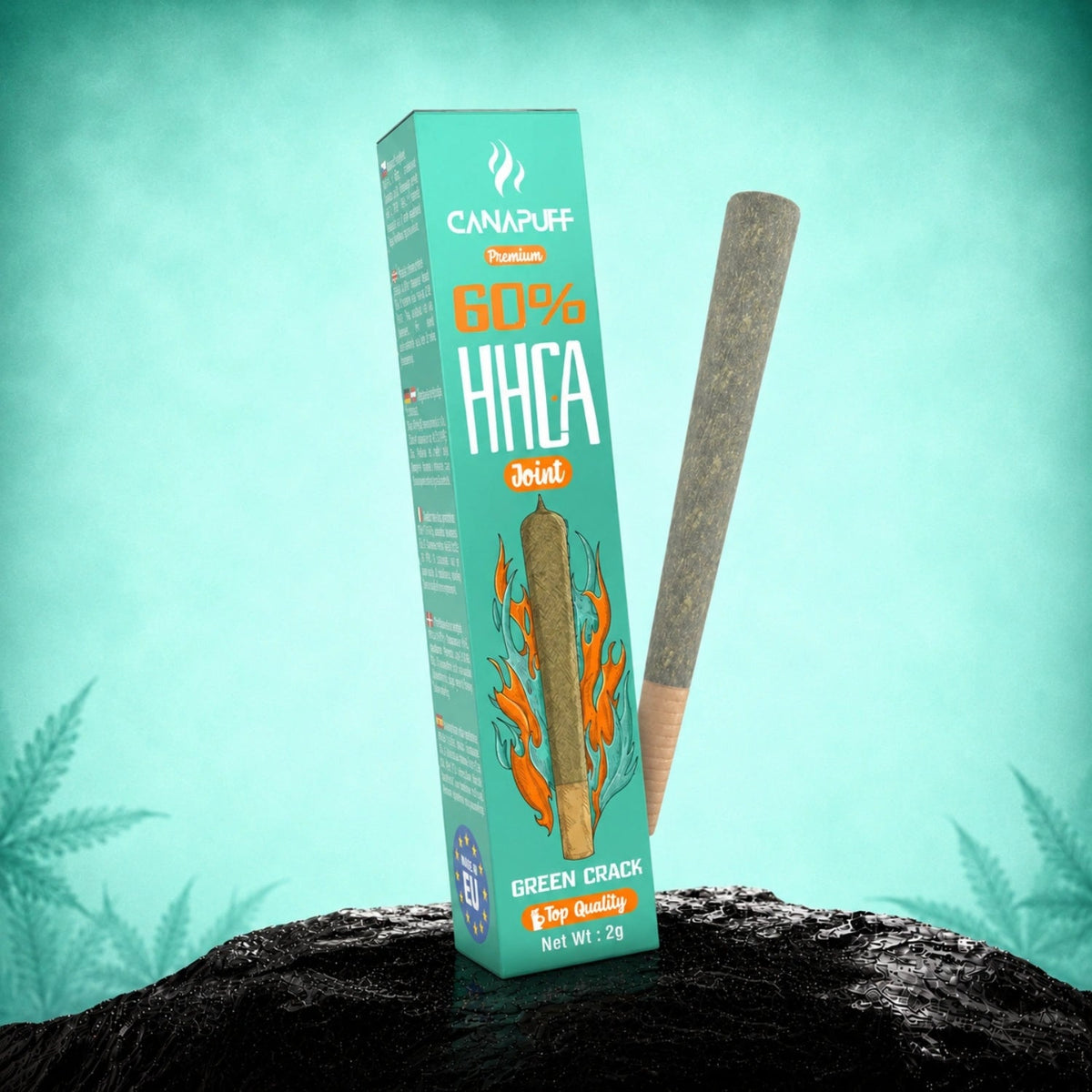 Canapuff HHC-A Joint Green Crack 60 Prozent 2 Gramm Verpackung