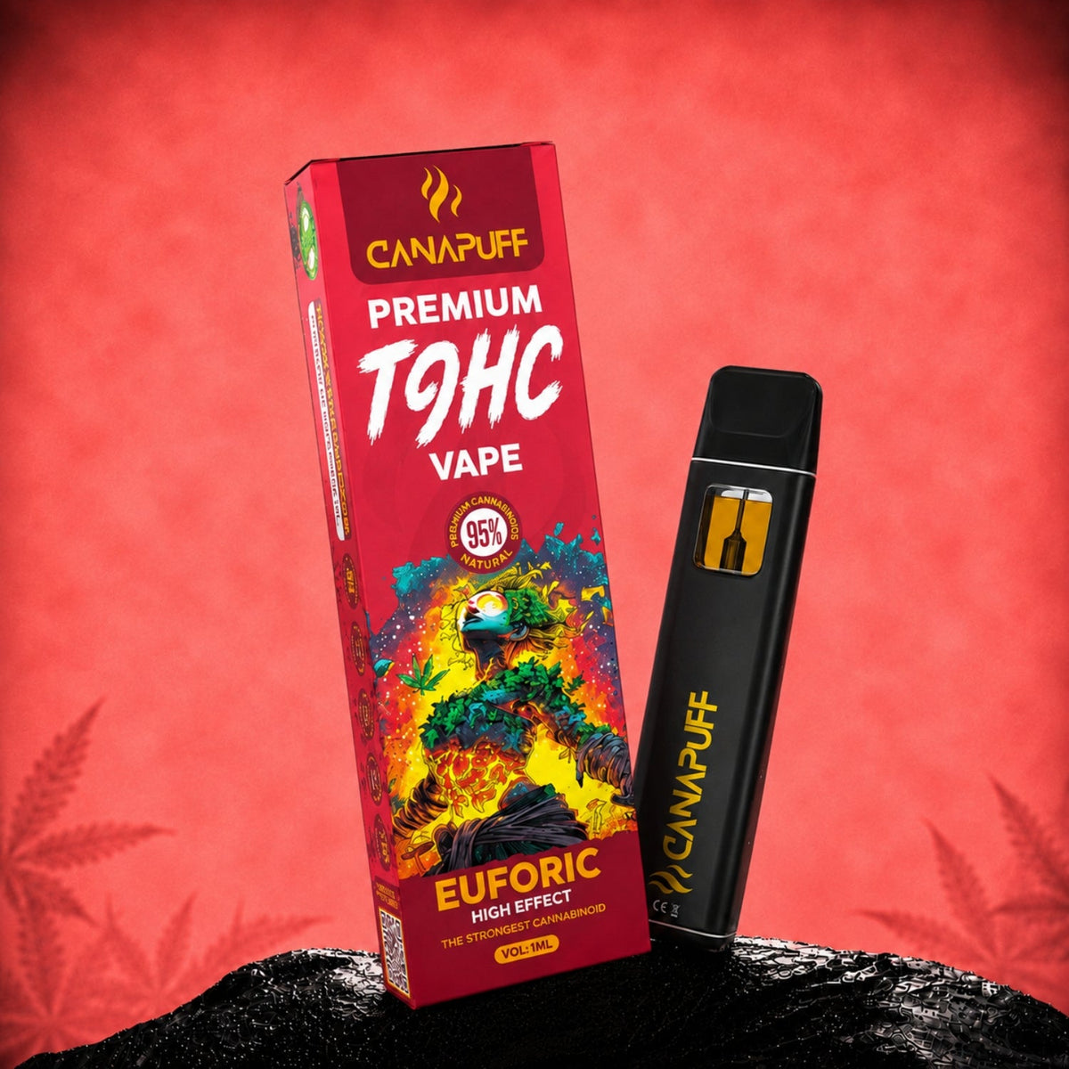 Canapuff Euforic 95 Prozent Vape Einweg-Pen 1 ml