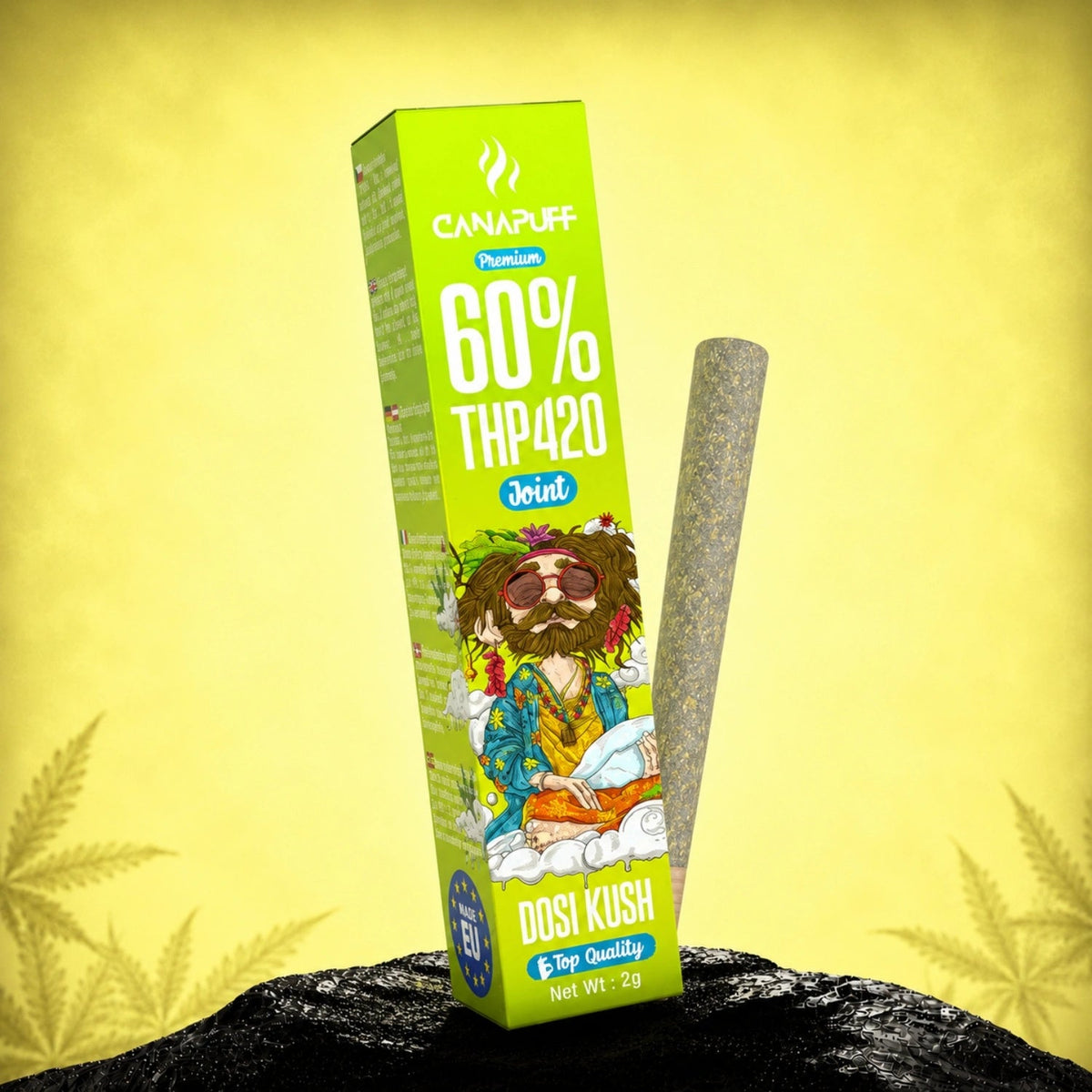 Canapuff THP420 Joint Dosi Kush 60 Prozent 2 Gramm Verpackung