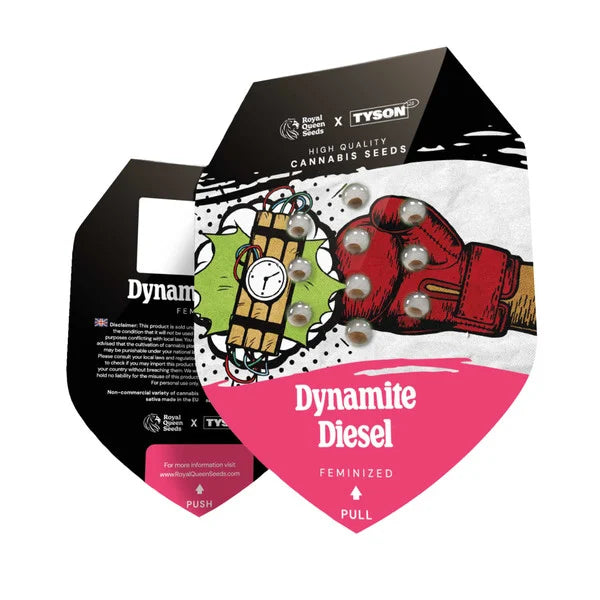Royal Queen Seeds Feminisiert Tyson Dynamite Diesel Verpackung