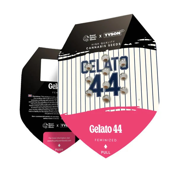 Royal Queen Seeds Feminisiert Tyson Gelato 44 Verpackung