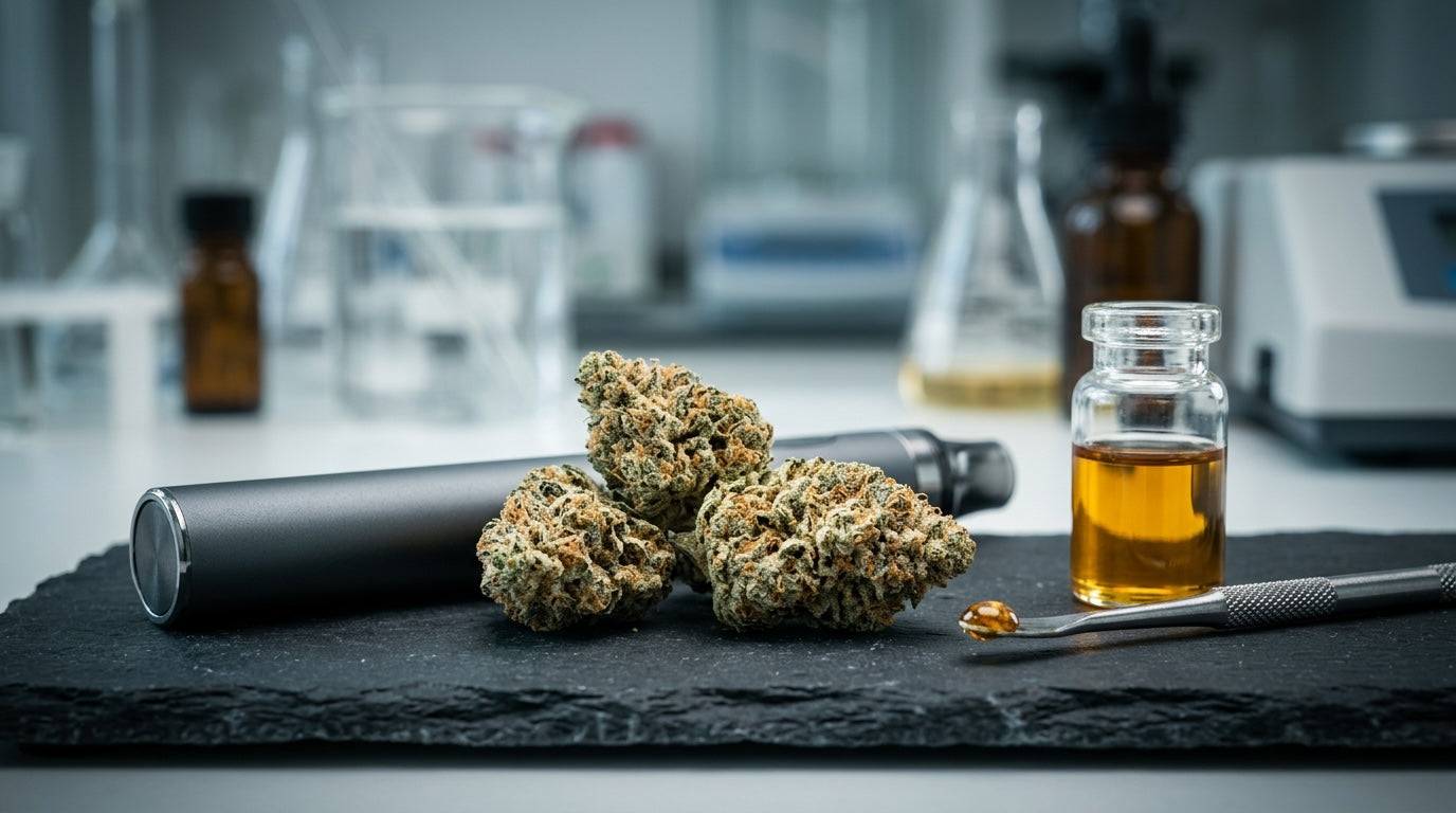 Cannabisblüte 9h-HHC-Anlayse