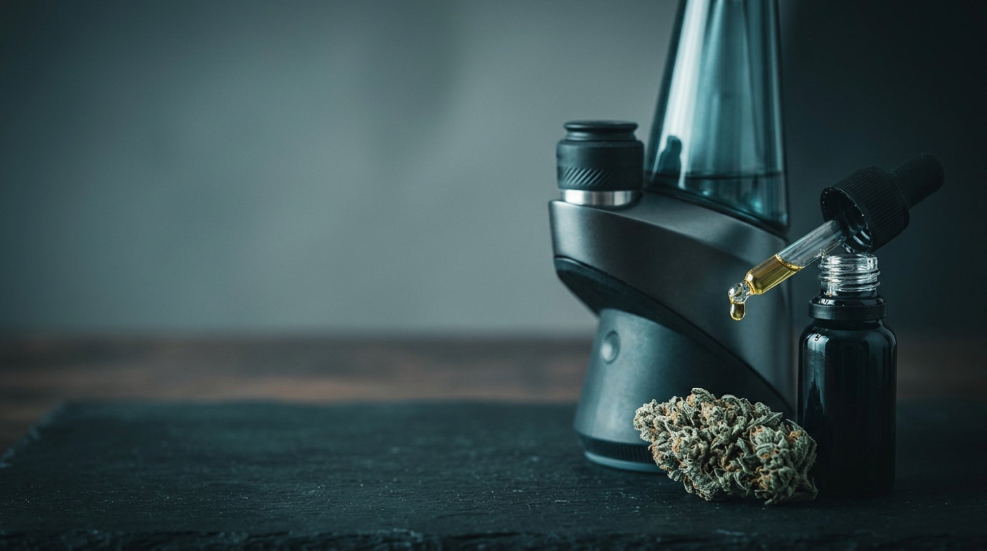 Mikroskop Pipette Cannabisblüte