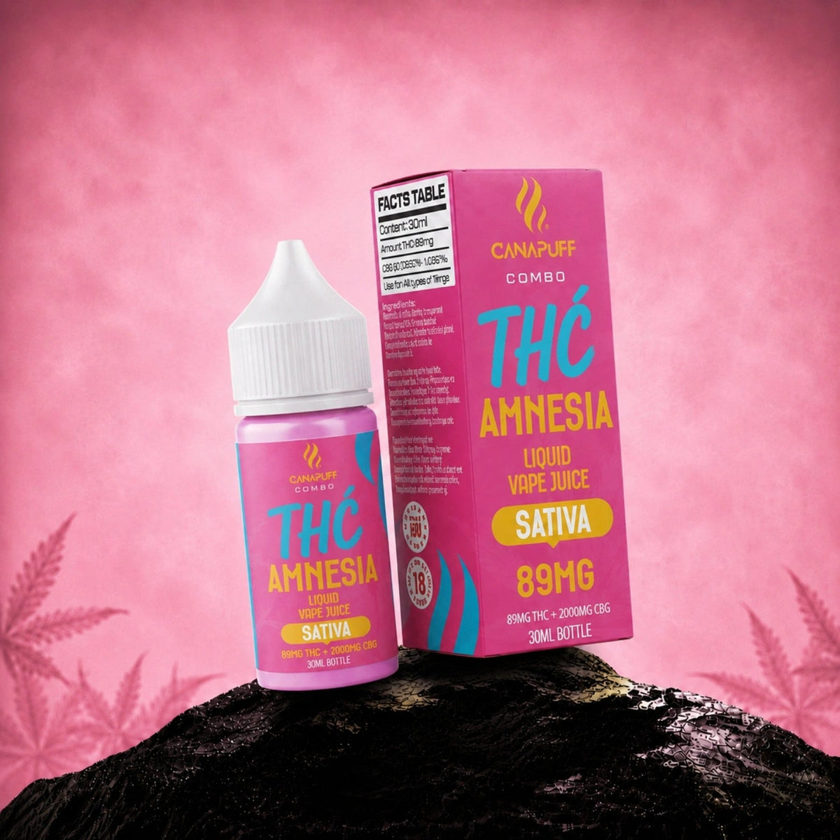 Canapuff 89 mg THC Liquid Amnesia 30 ml Flasche