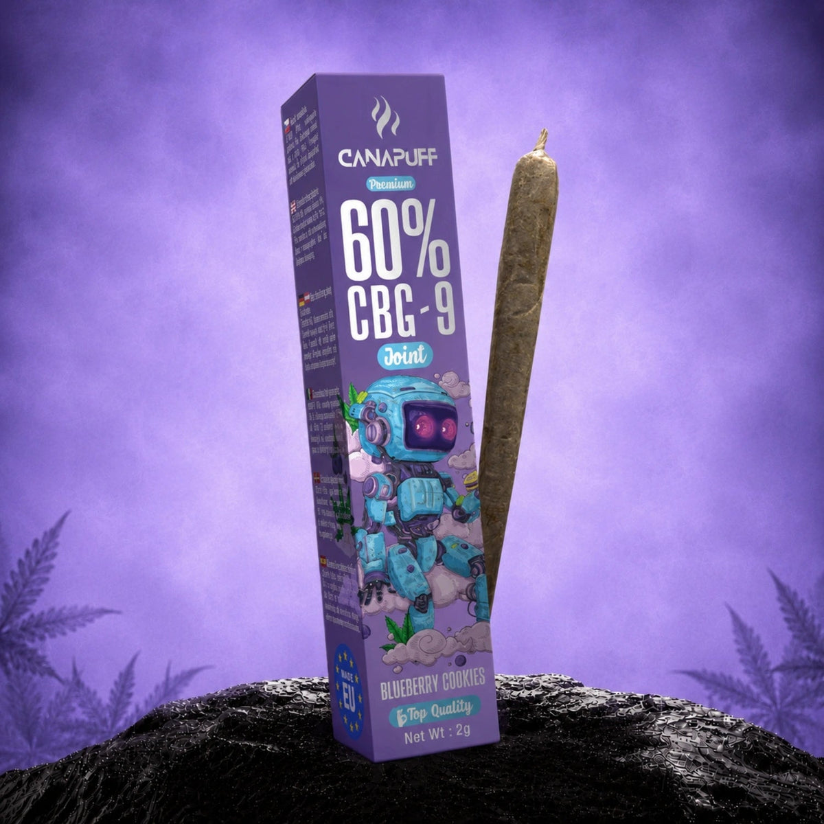 Canapuff CBG9 Joint Blueberry Cookies 60 Prozent 2 Gramm