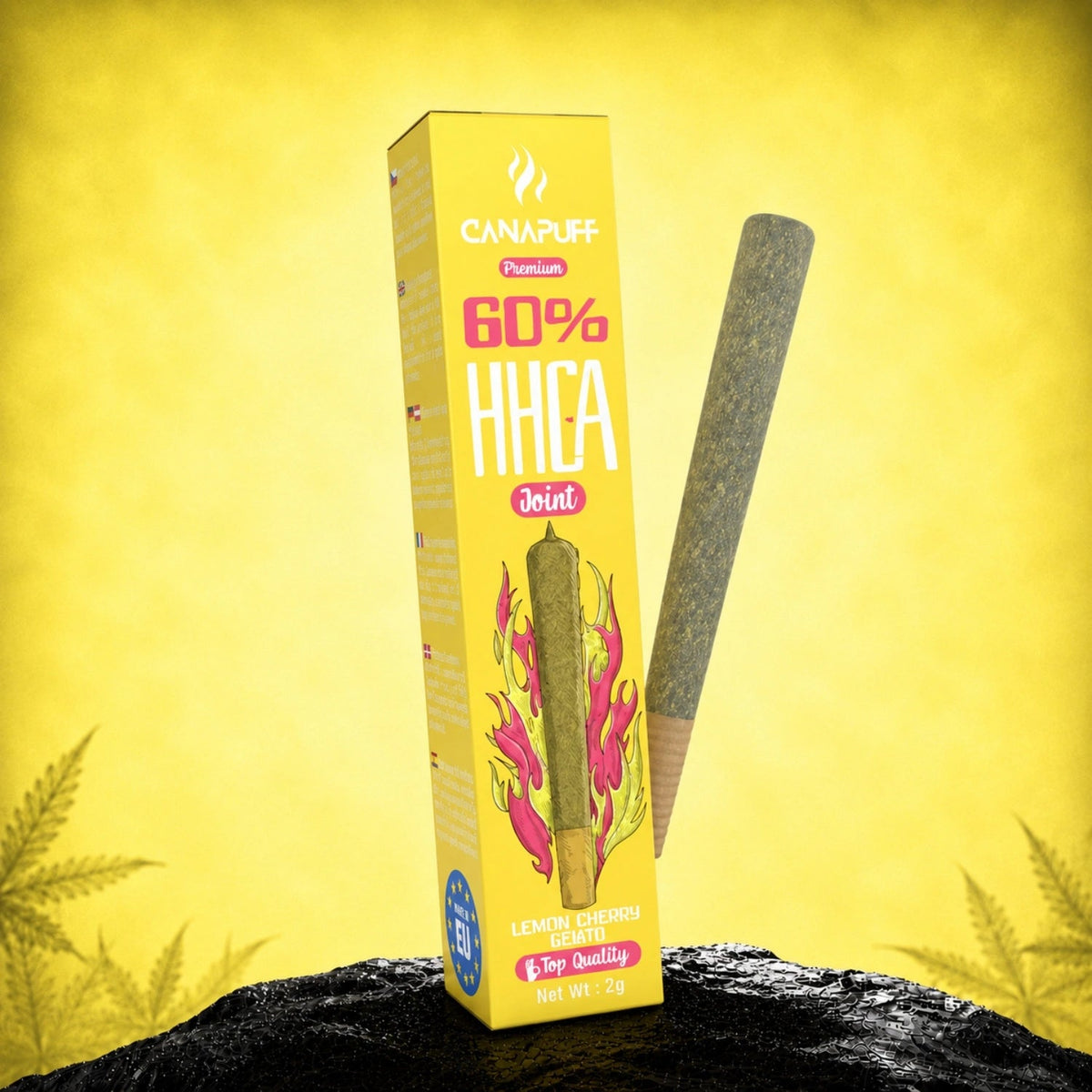 Canapuff HHC-A Joint Lemon Cherry Gelato 60 Prozent 2 Gramm Verpackung