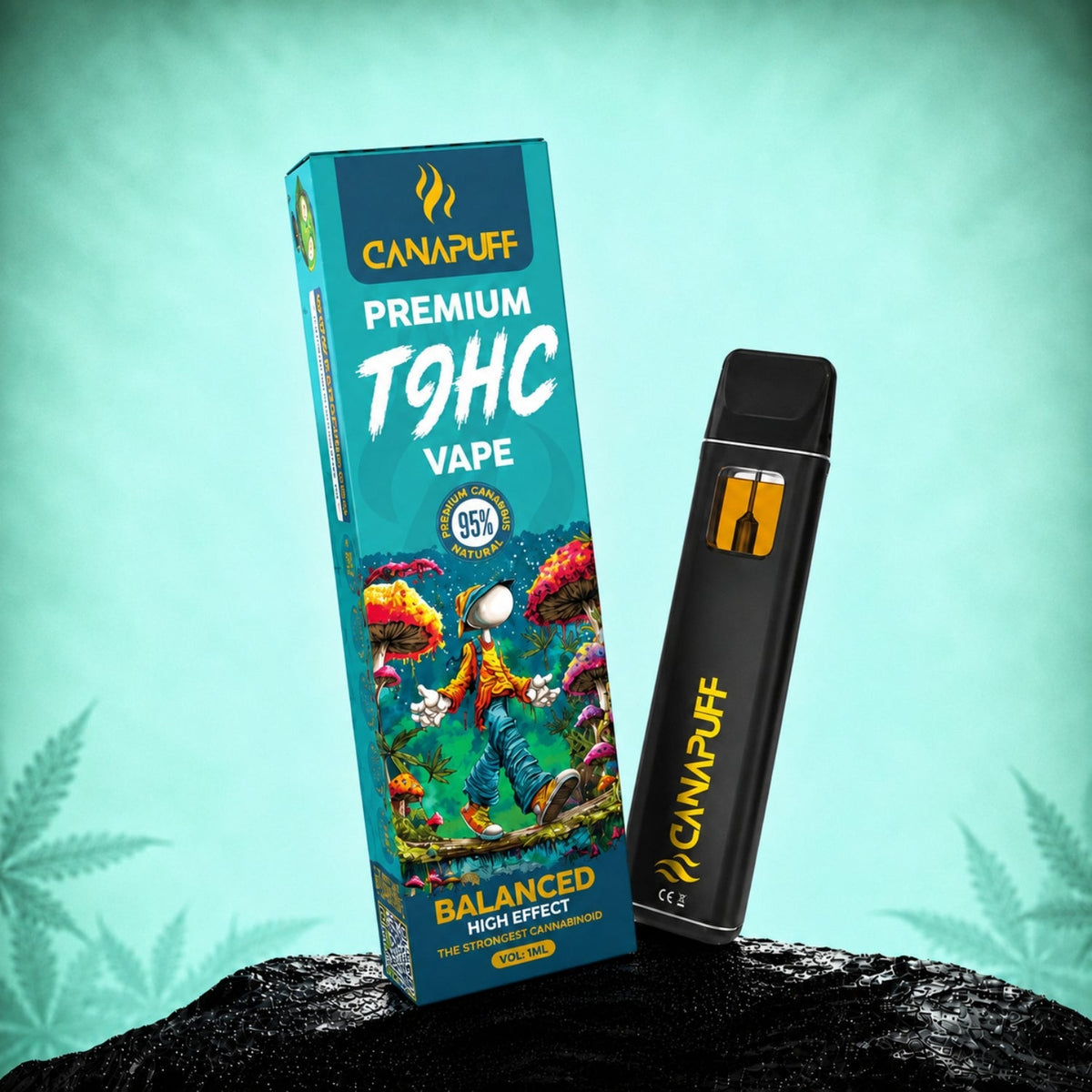 Canapuff T9HC Vape Balanced 95 Prozent 1 ml Einweg Vape Pen