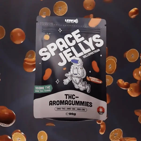 Space Jellys THC Edibles 100mg THC ORrange