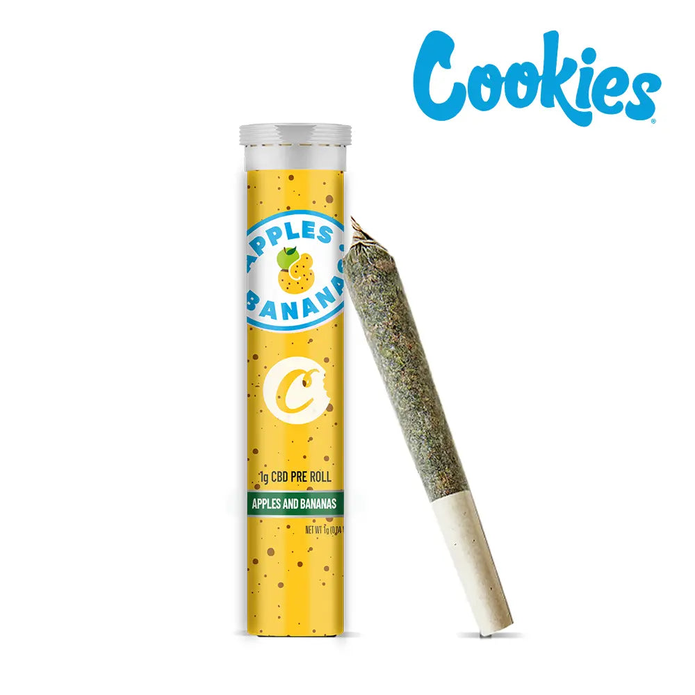 Cookie CBD Joint Apples and Bananas