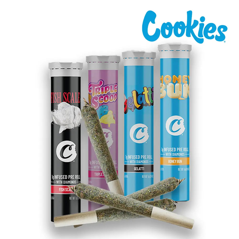 Cookies Infused Joint Bundle 4 Sorten