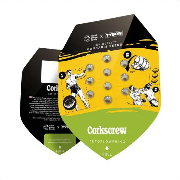 Royal Queen Seeds Autoflowering Tyson Corkscrew Verpackung
