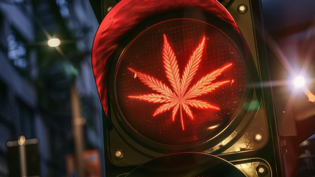 Cannabis Rote Ampel Schaubild Rücknahme Legalisierung