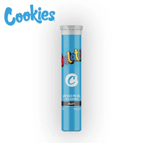 Cookies Infused Joint Gelatti Premium Pre Roll Verpackung