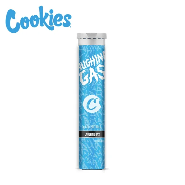 Cookies Joint Laughing Gas CBD Pre Roll Verpackung