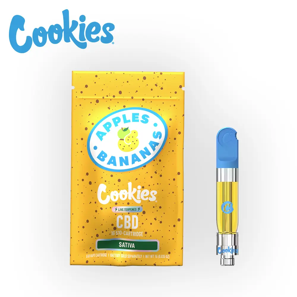 Cookies CBD Vape Apples and Bananas Premium Vape Cartridge