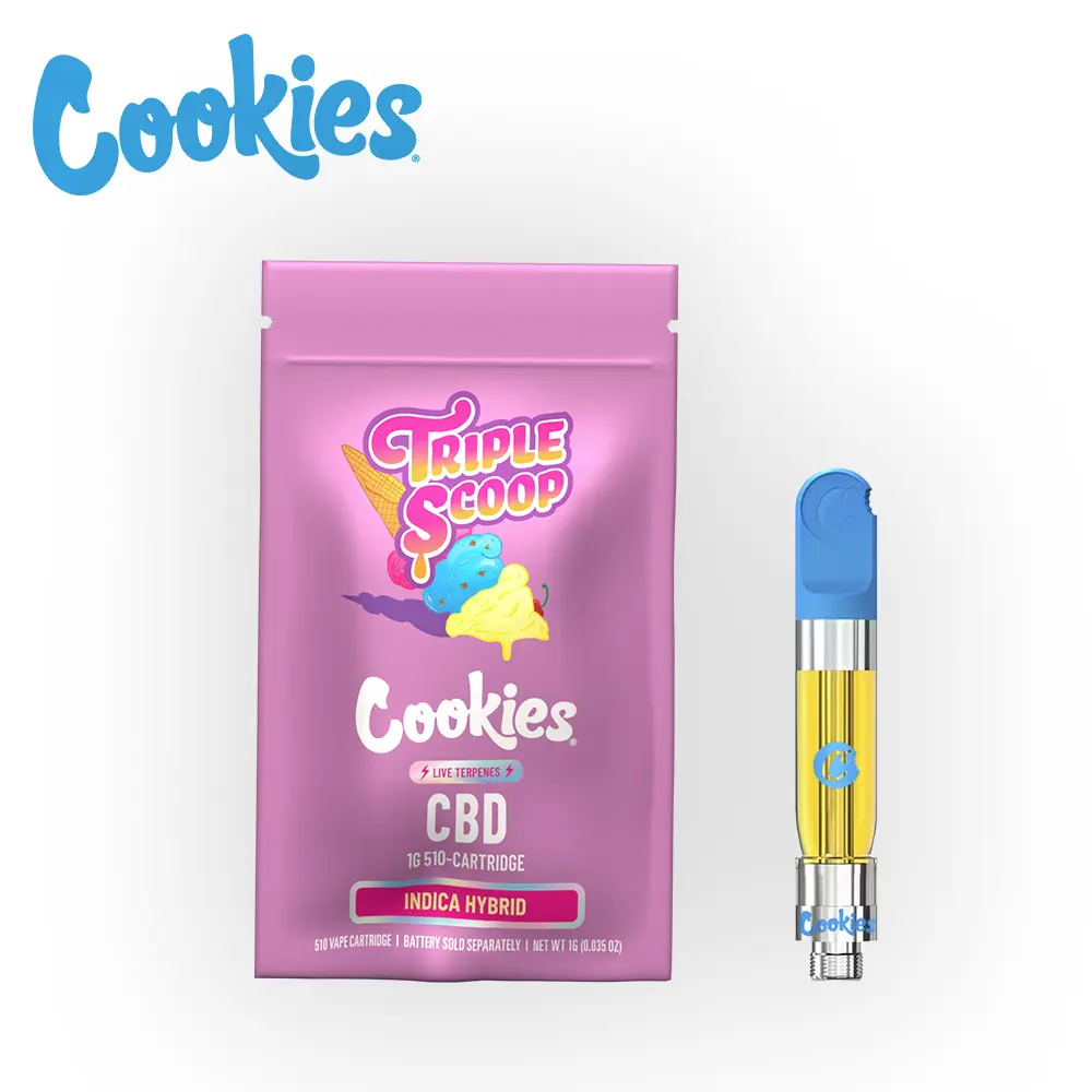 Cookies CBD Vape Triple Scoop Premium Vape Cartridge